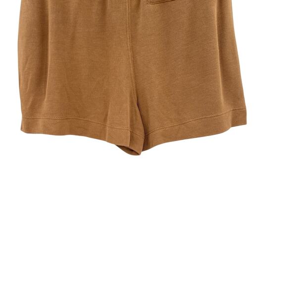 Weekend Los Angeles Tawny Lounge Shorts Pull-On Smocked Pleated Size Small - Picture 7 of 10